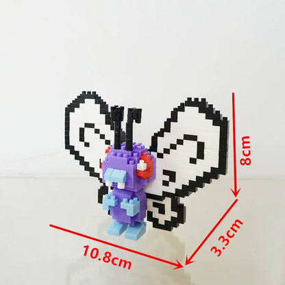 75 Style Pokemon Building Blocks Assembly Anime Picachu Charizard Doll Blastoise Bulbasaur Gengar Bricks Toy for Kid Gift