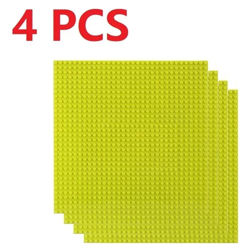 4PCS Classic Baseplates 32x32 16X32 Dots Building Blocks Bricks Base Plates DIY Plastic Board Blocks MOC City Construction Toys