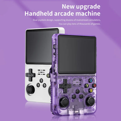 R36S Retro Handheld Game Console Linux System 3.5-inch IPS HD 4K With 64G 20000 Games Portable Pocket Game Console