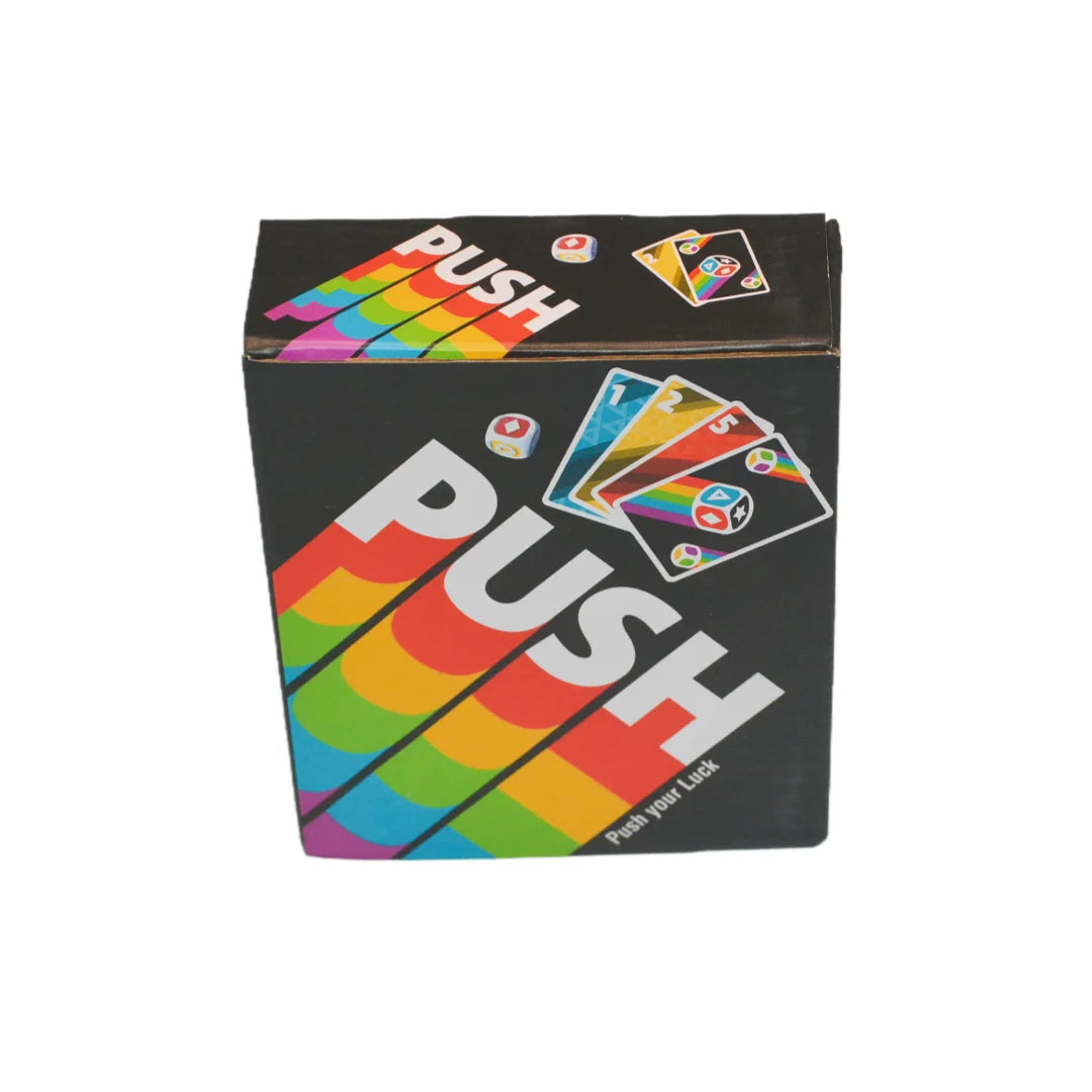 《Push 2026》, a Card Game, Board Game, Interactive Game, with Instructions in English, Spanish, French, German, Italian, and Dutch, Fast-Paced, Easy to Learn, a Great Choice for Parties