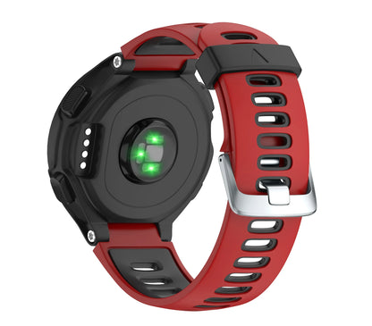 Double Colors Silicone Watch Strap Bracelet For Garmin Forerunner 220/230/235/620/630/735XT/Approach S6 Fashion Rubber Band