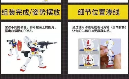 Gusion Ibo 008 STAR Model 1/144 Iron Blooded Assembly Model Kit Big Frog Toy Action Figures Plastic Collectible Model Boy Gift