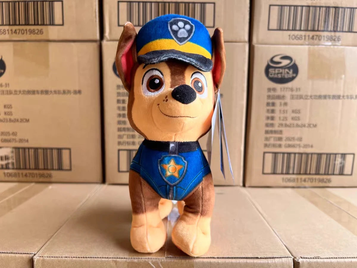 100% Genuine Paw Patrol 18-20cm standing posture Plush Toy Chase Skye Marshall Rocky Zuma Rubble 6kinds Children Birthday Gift