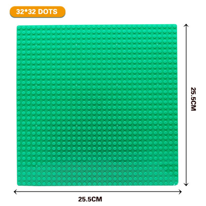 Classic Baseplate 32x32 16x32 16x16 Dots Building Blocks Bricks Base Plates DIY Plastic Board Building Blocks Construction Toys