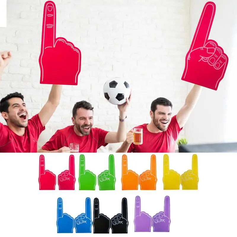 Giant foam finger Sports Cheerleading Party Hand Noise Makers Giant Hands Sports Favors Cheering Palm Party Props