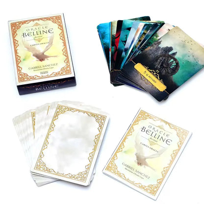 Français Oracle Belline Revisite French Tarot Cards Gabriel Sanchez pour la Divination et la Guidance Spirituelle Family Party