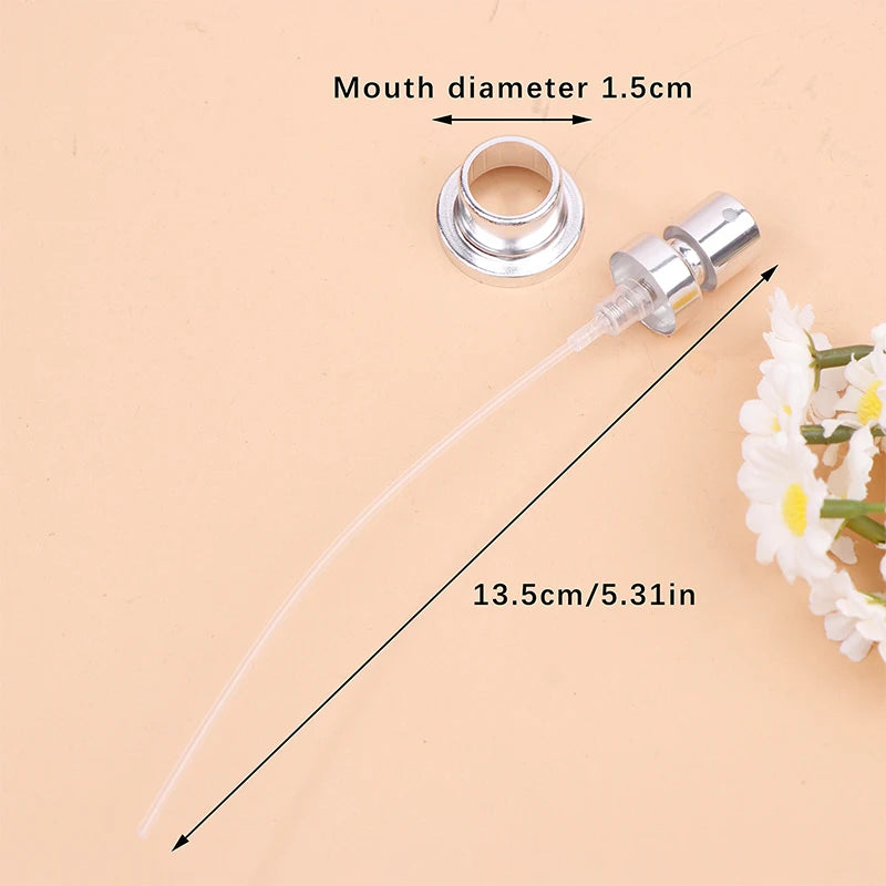 15mm Bottle Cap Fine Mist Bottle Sprayer Used for 15mm Bayonet Type Aluminum Perfume Atomizer Matching Nozzle Snap Pop Type