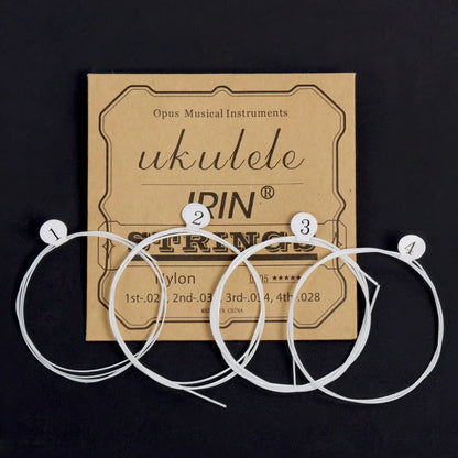 IRIN Professional Ukulele Strings Black Clear Nylon Strings Colorful Ukulele Strings Stringed Instrument Parts Accessories