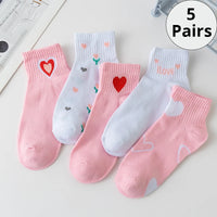 5 Pairs Heart