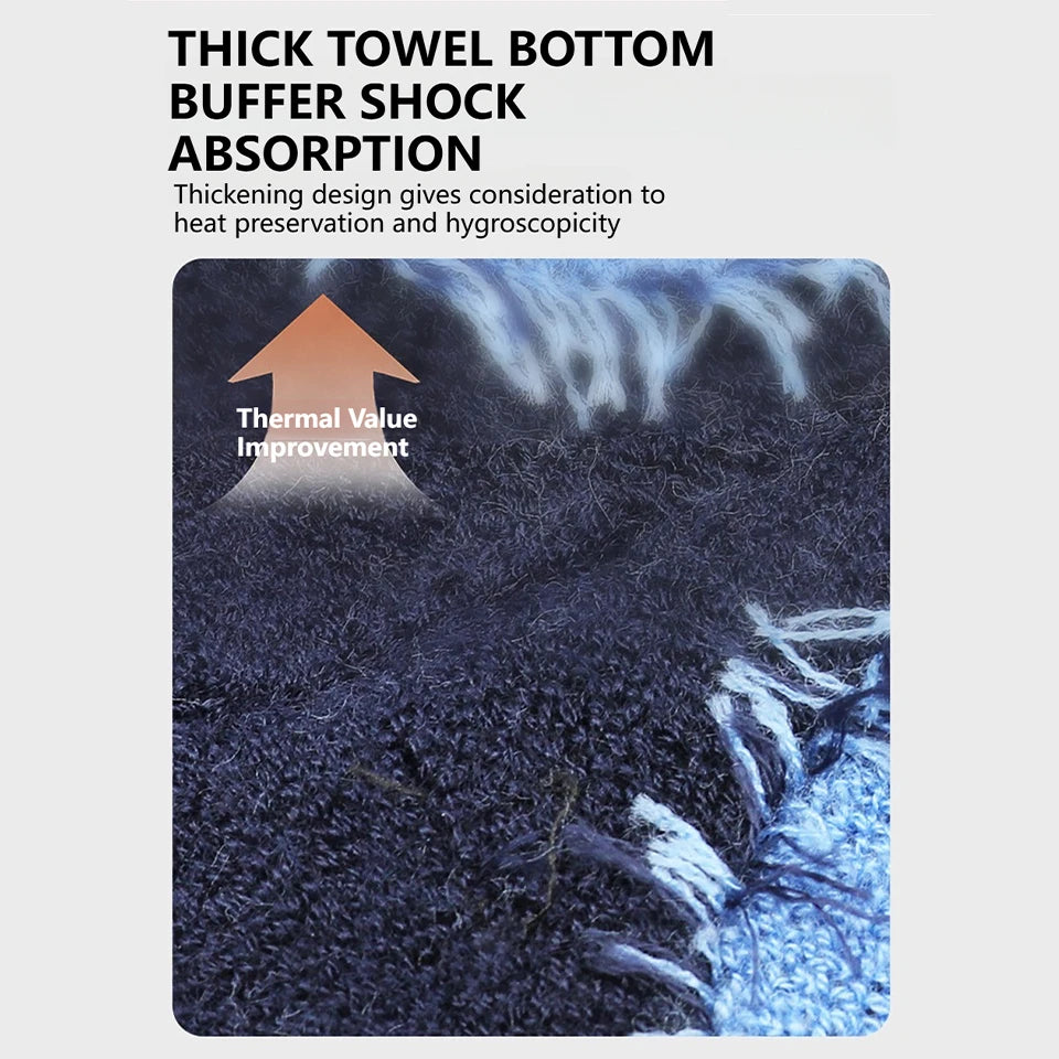 GTUBIKE Thermal Winter Cotton Men Women Ski Socks High Elastic Sports Socks Snowboarding Cycling Adult Skiing Thicker Leg Warm