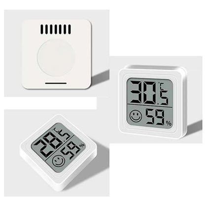 LCD Digital Thermometer Hygrometer Indoor Room Electronic Temperature Humidity Meter Sensor Gauge Weather Station For Home ﻿
