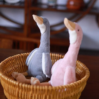 1Pc 35cm Long Neck Goose Stuffed Plush Doll Cute Soft Stuffed Dolls Plushie Animals Toys For Kids Baby Children Birthday Gifts