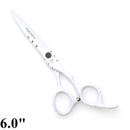 Professional Hairdressing Scissors 5.5" 6" AQIABI Japan Stainless Thinning Scissors Barber Shop Hair Cutting Scissors Red A1010