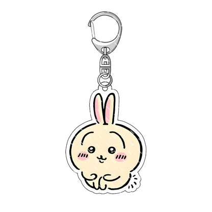 Chiikawa Pendant Anime Comic Acrylic Peripheral Keychain Hachiware Usagi Cute Pendant Bag Hanging Decoration Decoration