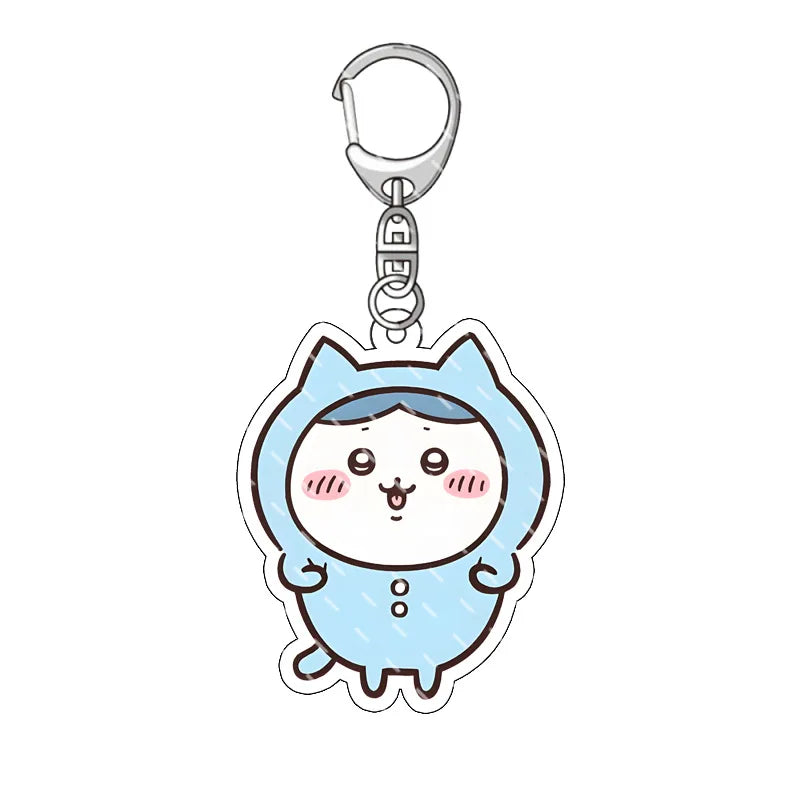 Chiikawa Pendant Anime Comic Acrylic Peripheral Keychain Hachiware Usagi Cute Pendant Bag Hanging Decoration Decoration