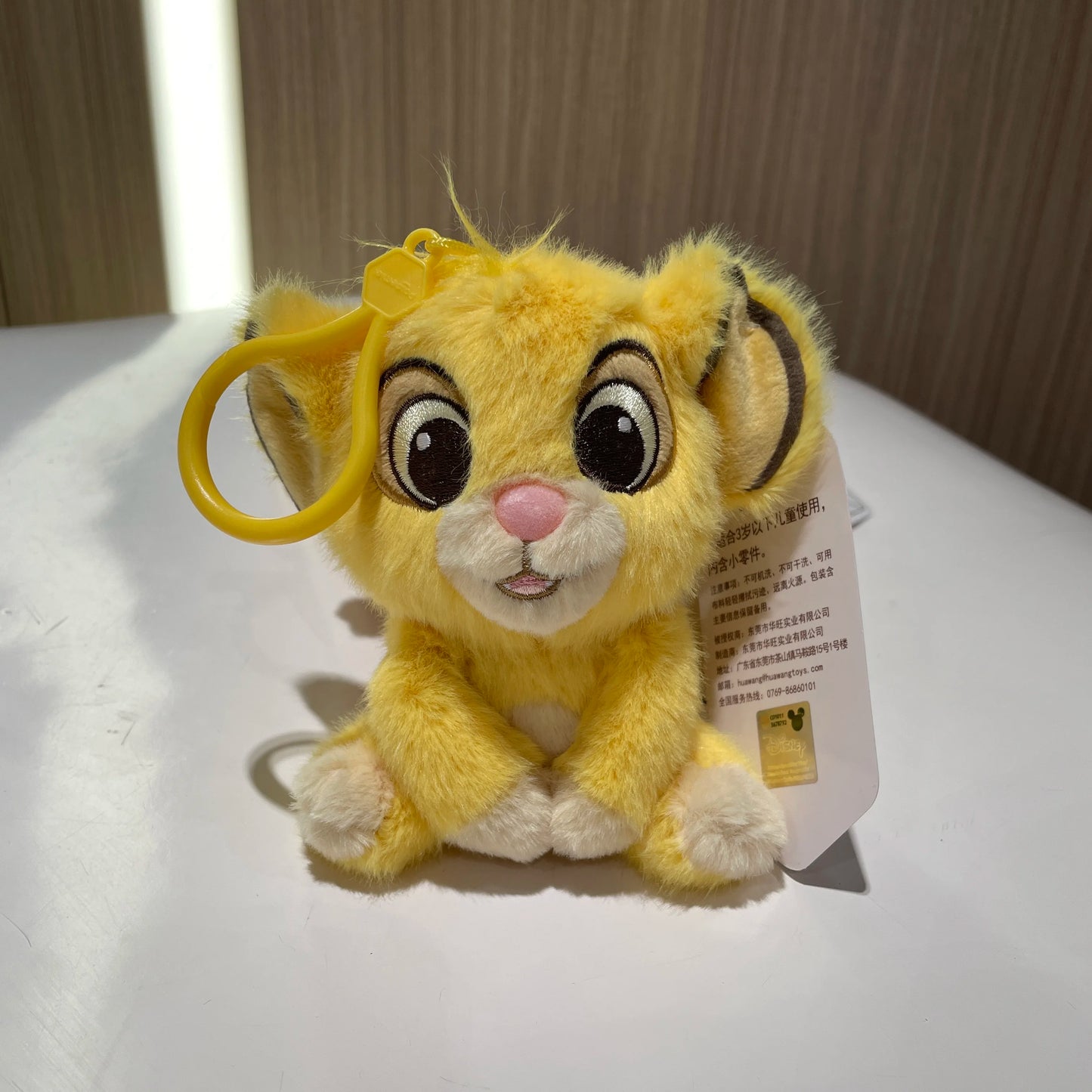 11cm Genuine Disney The Lion King Simba cute Baby Lion Children Stuffed Toy Birthday gift Plush Toys Small Pendant Plush Doll