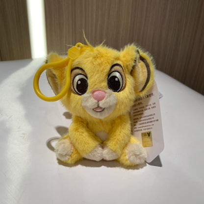 11cm Genuine Disney The Lion King Simba cute Baby Lion Children Stuffed Toy Birthday gift Plush Toys Small Pendant Plush Doll