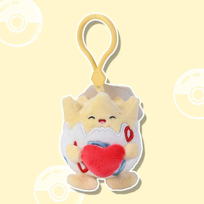Pokemon Jigglypuff Bulbasaur Gengar Togepi Mimikyu Mew Kawaii Plush Stuffed Toy Keychain Backpack Pendant Keyring Birthday Gifts