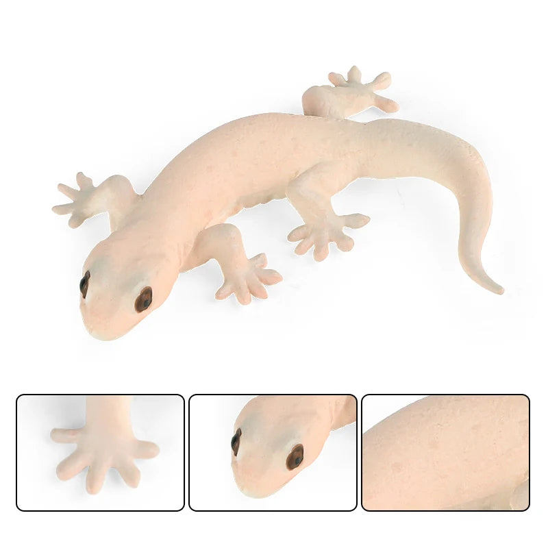 Oenux New Simulation Wild Reptile Animals Action Figures Lizard Model Figurines Kids Education Congnitive Scene Decoration Toy