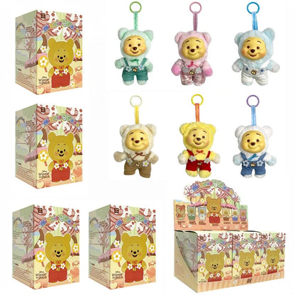 2026 New Winnie The Pooh Candy Series Blind Box,Cute Vinyl Face Pendant Pupu Bear Doll Fashion Trend Toy Christmas Gifts