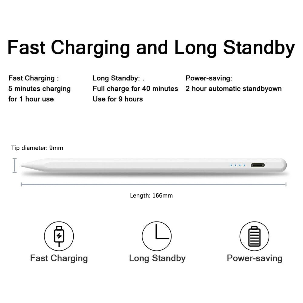 P+7 Universal Stylus Pen For Android IOS Capacitive Screen Touch Pen For iPad Apple Pencil For Huawei Xiaomi Samsung Tablet Pen