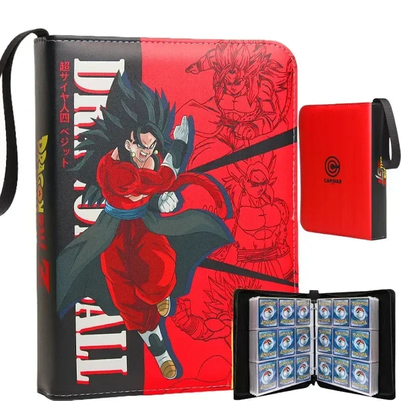 400pcs/900pcs Anime Dragon Ball Card Album Book Collection Card Storage Folder Hold Vegeta Iv Game Cards Binder Holder Kids Gift