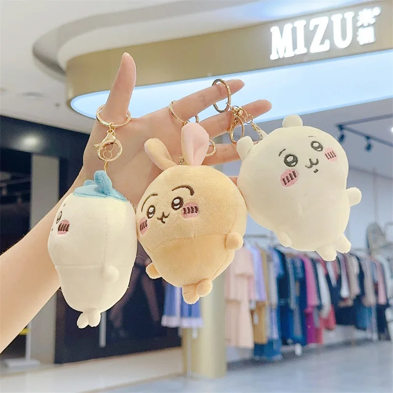 Chiikawa Usaqiji Ikawachi Small Eight Pendant Cartoon Cute Doll Key Chain Backpack Pendant