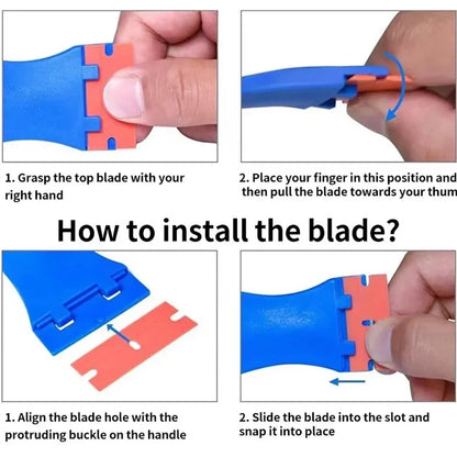 Car Sticker Remover Multipurpose Plastic Small Paint Automotive Film Applying Tool Household Glass Cleaning Scraper