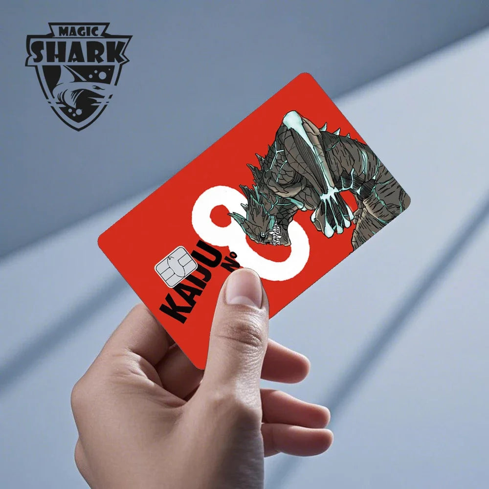 100% New Arrival Conch Money Bow Anime Speend or Save Meme Credit Card Film Debit Card Sticker Skin