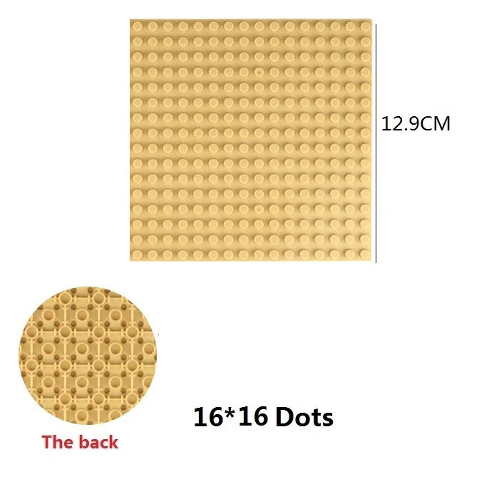 Classic Base Plates Plastic Bricks Double-sided 16*32 32X32 Dots City Blocks Baseplate DIY Parts Board Toys Kids Gift