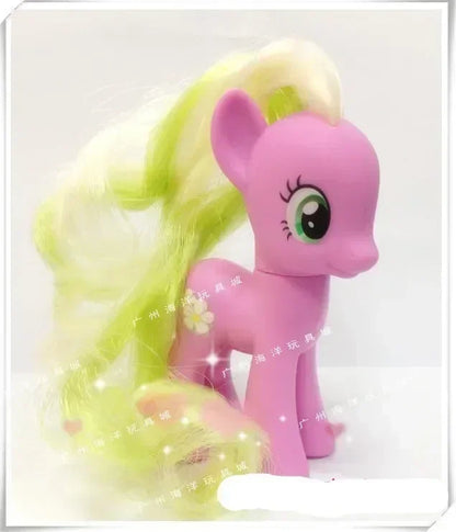 Original Hasbro My Little Pony Anime Figures Cute Twilight Sparkle Rainbow Fluttershy Pinkie Pie Rarity Collect Model Toy Gift