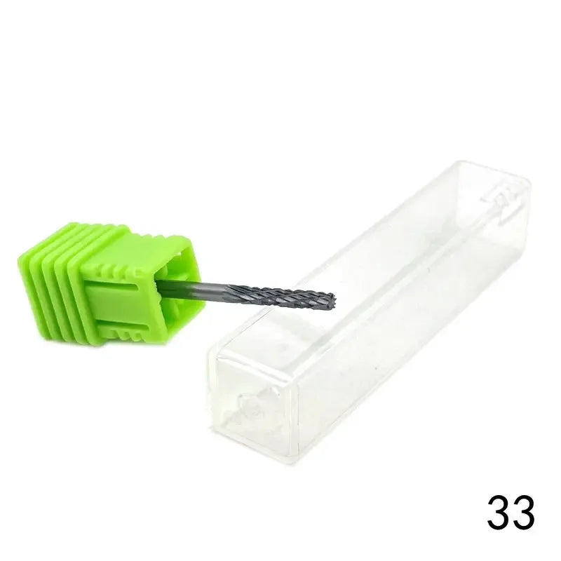 33 Style Choice Tungsten Carbide Nail Drill Bits Machine Nail Cutter Nail File Manicure Carbide Nail Drill Bit Dental Burs