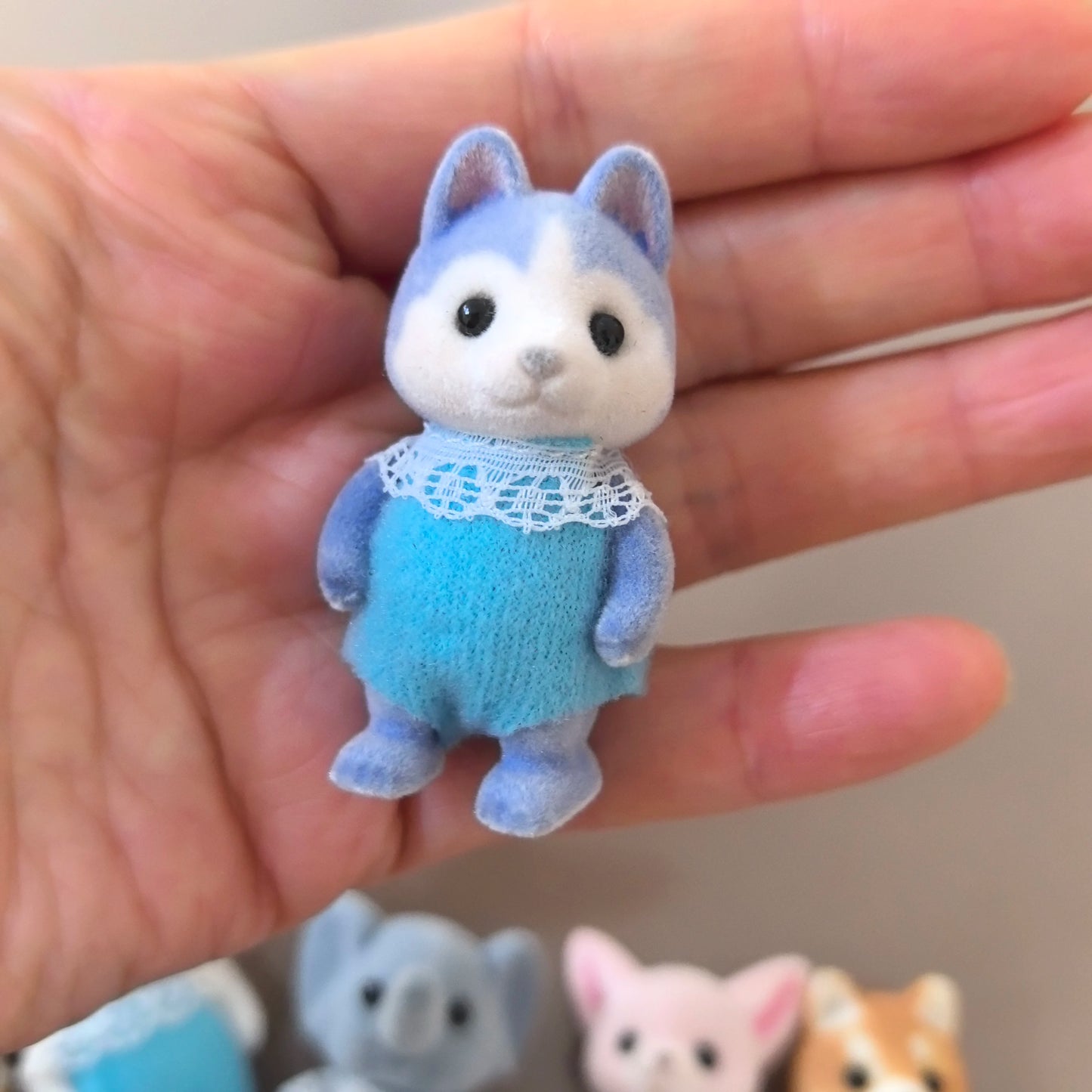 Simulation Forest Rabbit Family DIY Playset Mini Rabbit Bear Figure Toy Dolls Kids Gifts