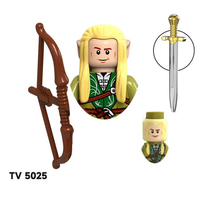 PG517 PG518 PG519 PG520 King Anime Movies Figs Bricks Dolls Mini Action Toy Figura Building Blocks Toys Doll