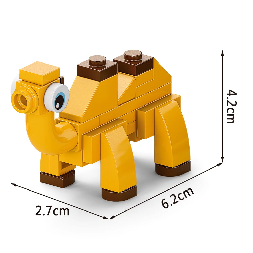 Insect World Animals Scorpion Mantis Ants Spider Birds Marine Animal Building Blocks Toys Desktop Ornaments Bricks Kids Gift