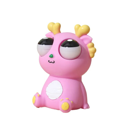 Pop Eye Squeeze Capybara Animal Sensory Toys Fun Novetly Fidget Stress Relief Anxiety Eyeball Bouncing Toy Gifts for Kids Adults