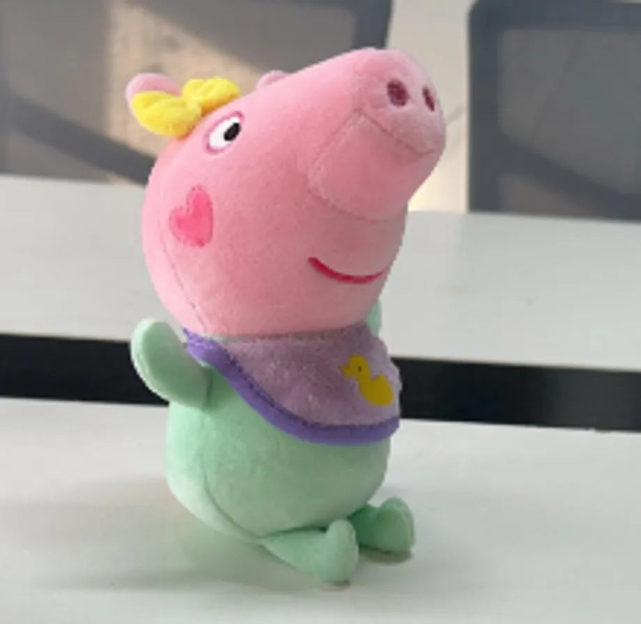 Genuine Peppa Pig Evie 12-19cm Evy Peppa George dinosaur Bear daddy mammy Boys Girls Birthday Gift Toys Christmas Doll Hot sale
