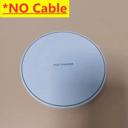 Wireless Charger For iPhone 17 15 14 13 12 X Pro Max Induction Fast Charging Pad Dock Station For Samsung S23 S22 Xiaomi Huawei