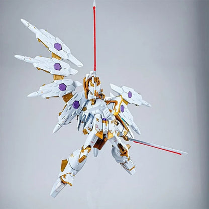 Hg 1/144 Seed Freedom Black Knight Squad With Light Wings Water Sticker Action Figures Assembled Model Kit Collectible Toys Gift