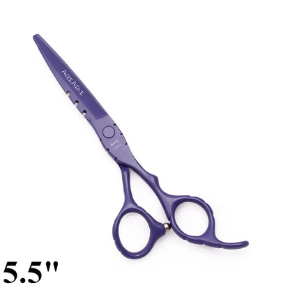 Professional Hairdressing Scissors 5.5" 6" AQIABI Japan Stainless Thinning Scissors Barber Shop Hair Cutting Scissors Red A1010
