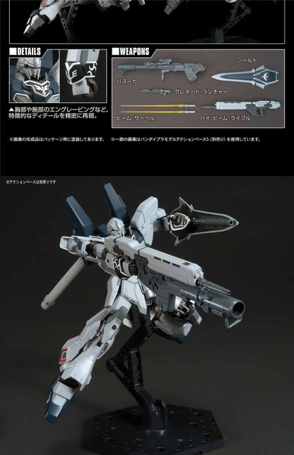 New HGUC 217 1/144 Sinanju Proto Raw Stone Nt Ver Action Figure Model Kit Precise Molding Plastic Model Toys Collectible Model