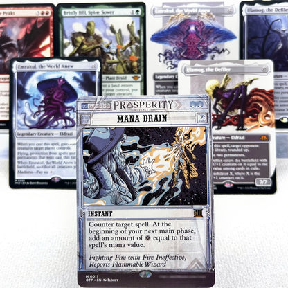 MH3 OTJ OTP HOLO7-Ⅰ04 Tcg cards  proxys Magical Ulamog,  the Defiler Bristly Bill, Spine Emrakul, the World Anew Gather