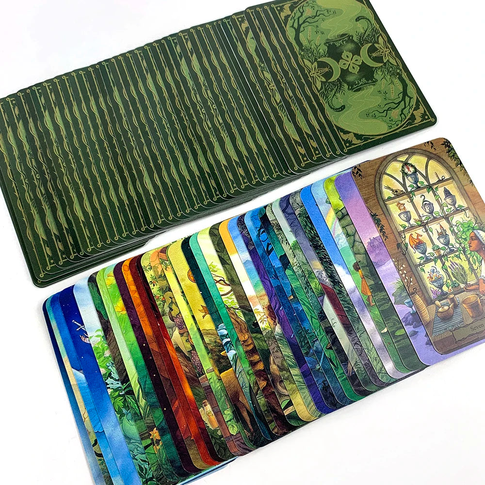 Tarot Cards A 78pcs Deck Oracle English Visions Prediction Divination Edition Borad Games, Holidays Game Family Gathering Games