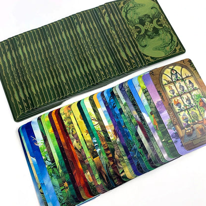 Tarot Cards A 78pcs Deck Oracle English Visions Prediction Divination Edition Borad Games, Holidays Game Family Gathering Games