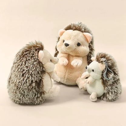 Lovely Baby Hedgehog Plush Toys Soft Stuffed Lifelike Hedgehog Pendant Doll Lovely Desktop Pet Kawaii Keychain Bags Decor