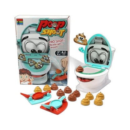 1 PC Shoot The Poop Funny Party Toy Christmas Gift Fun And Quirky Shooting Poop Toy Interactive Tabletop Game For Kids Adults