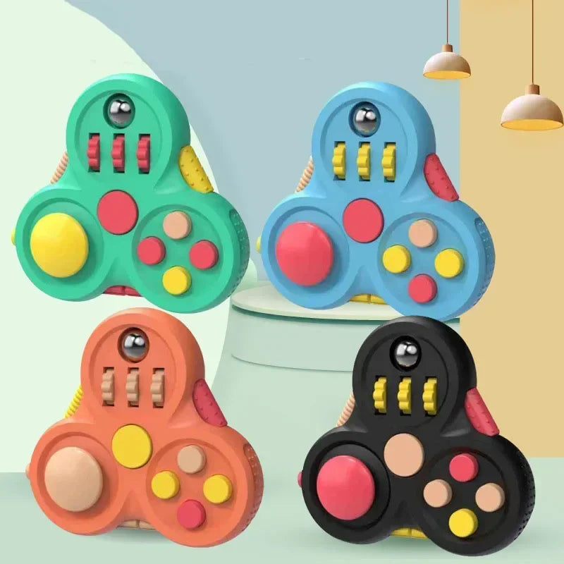 Rotating Magic Bean Adult Antistress Fidget Toy Autism ADHD Stress Relief Fingertip Toys For Kids Fidget Pad