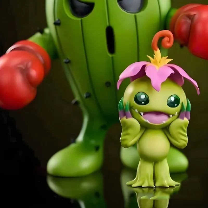 11cm Anime Digimon Adventure Figure Palmon Evolution Togemon Action Figures Pvc Statue Collection Model Toys Gifts