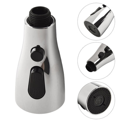 Kitchen Pull Out Faucet Sprayer Nozzle Kitchen Spare Replacement Tap Sprayer 3Modes Water Saving Shower Spray Head