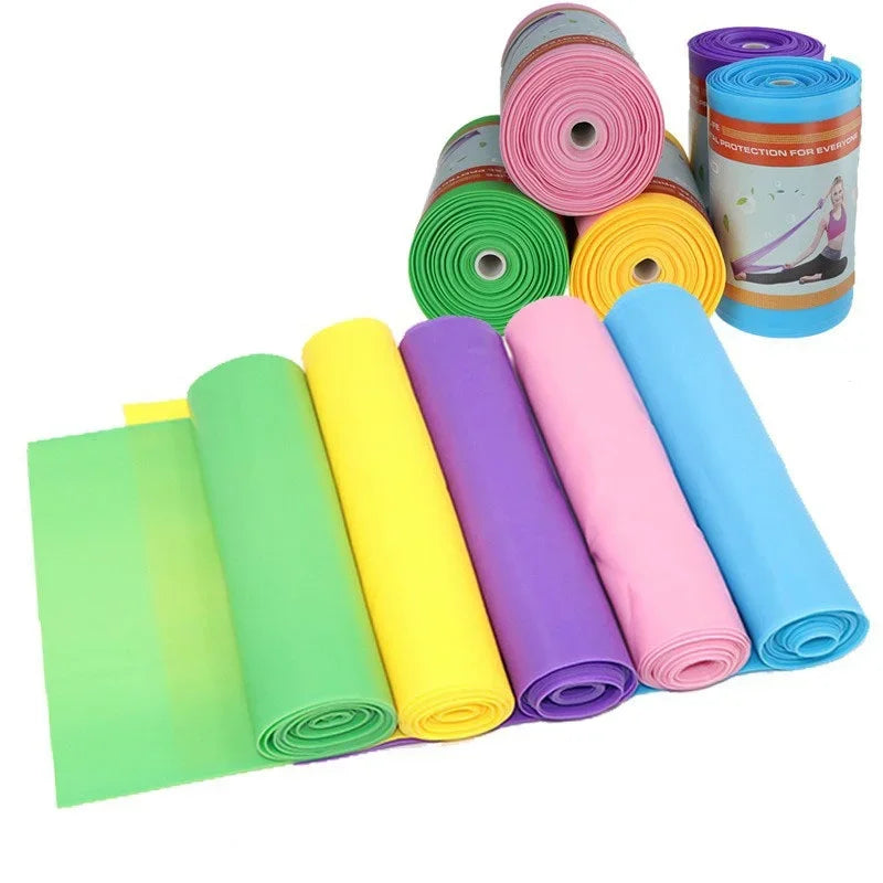 Yoga Tension Sheet Elastic Band - Resistance Band for Yoga, Pilates, Fitness Exercise, Stretching, and Strength Training